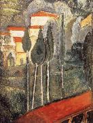 Amedeo Modigliani Landscape in the midi painting